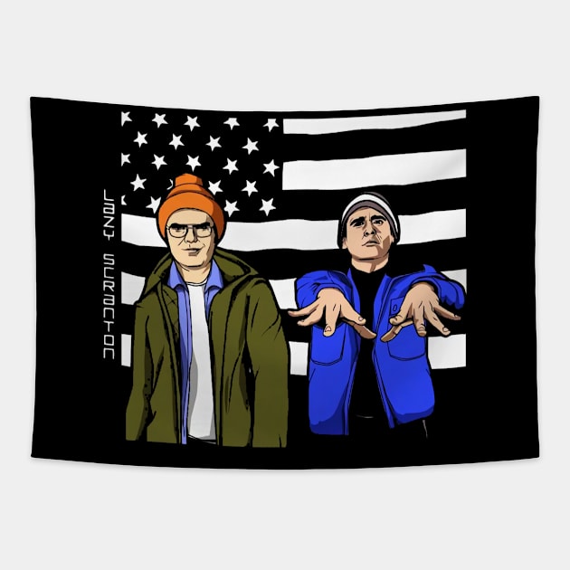 Lazy Scranton Tapestry by stefanfreya7