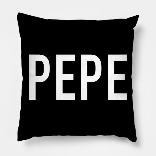 Pepe Pillow by StickSicky