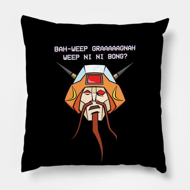 Wreck Gar - Universally Challenged Pillow by ZowPig Shirts