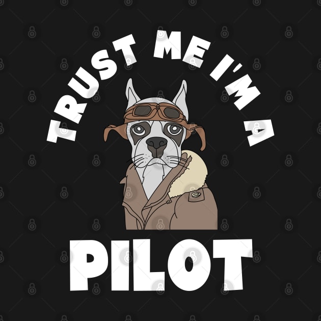 Trust Me I'm a Pilot. Cartoon Dog by VFR Zone