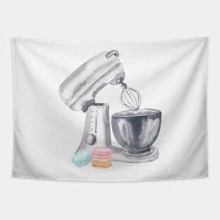 Mixer Kitchen Cooking Tool With Macaroons Tapestry