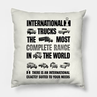 INTERNATIONAL TRUCKS - advert Pillow