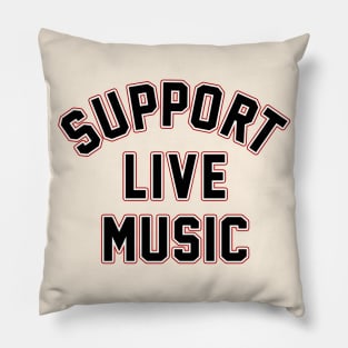 Support Live Music, Local Music, Local Band, Concert Festival Pillow