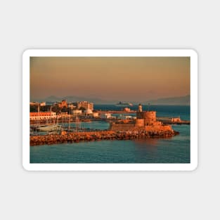 Greece. Approaching the island of Rhodes. Magnet