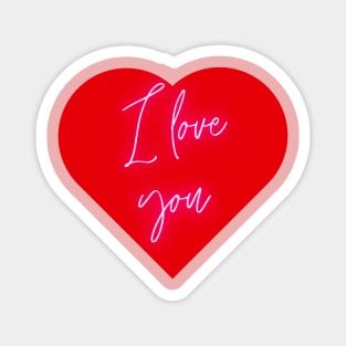 Valentines I love you Magnet