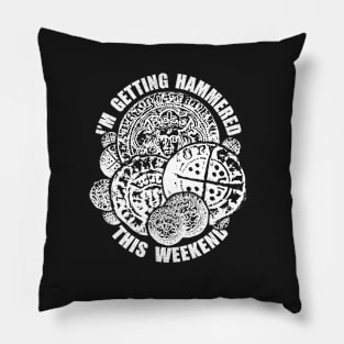 Hamered coins metal detecting gift - metal detectorists Pillow