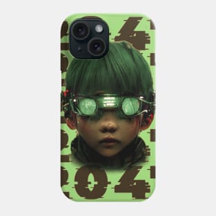 cute futuristic zombie boy Phone Case