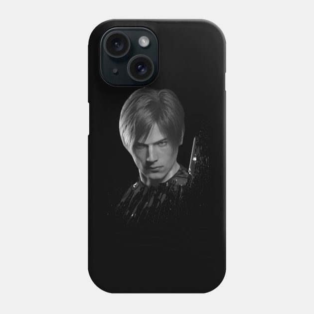 leon s kennedy Phone Case by OM Des