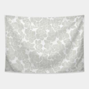 Gray Magnolias Tapestry