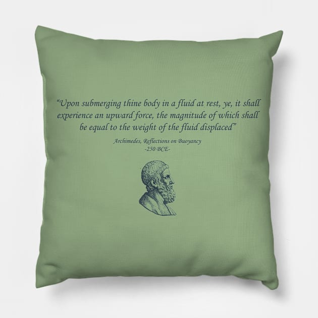 Satirical Archimedes - Light Pillow by TenkenNoKaiten