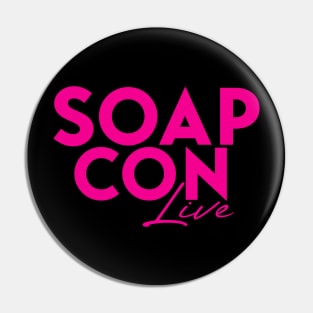 Soap Con Live Pink Only Logo Pin