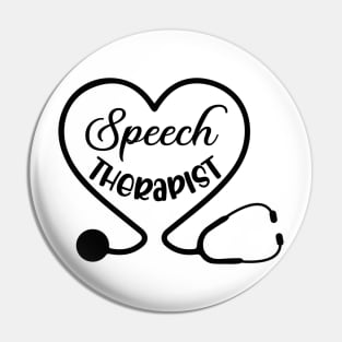 Speech Therapist Pin