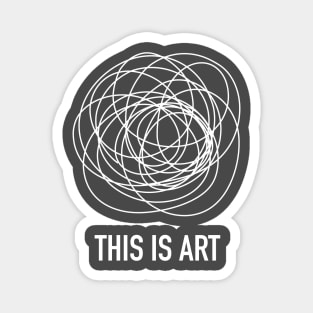 This îs ART abstract Magnet