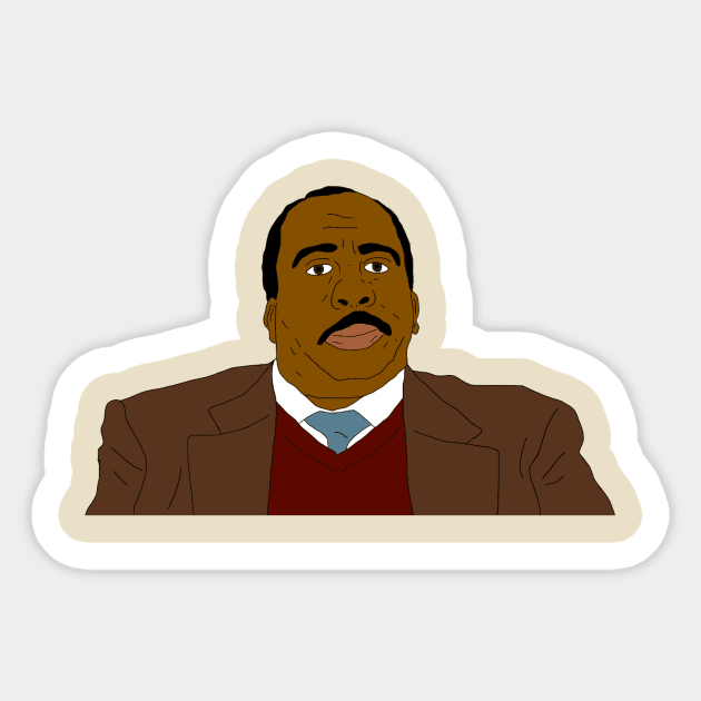 Stanley Hudson Sticker TV Show Stanley Hudson Decal the Office TV