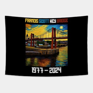 Francis Scott Key Bridge Baltimore Maryland Bridge Tapestry