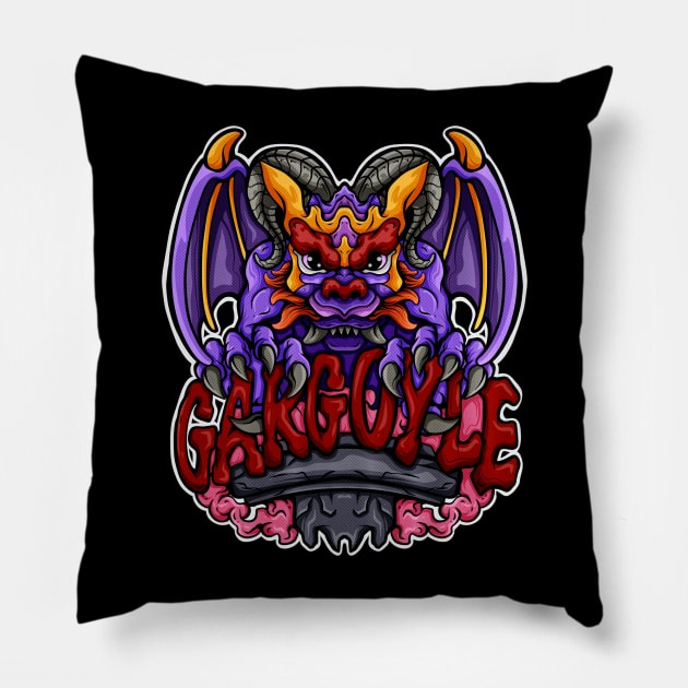 gargoyle Pillow by Koyung500