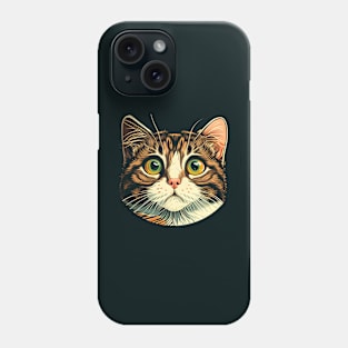 Surprise Cat Face Cute Funny Happy Everyday Phone Case