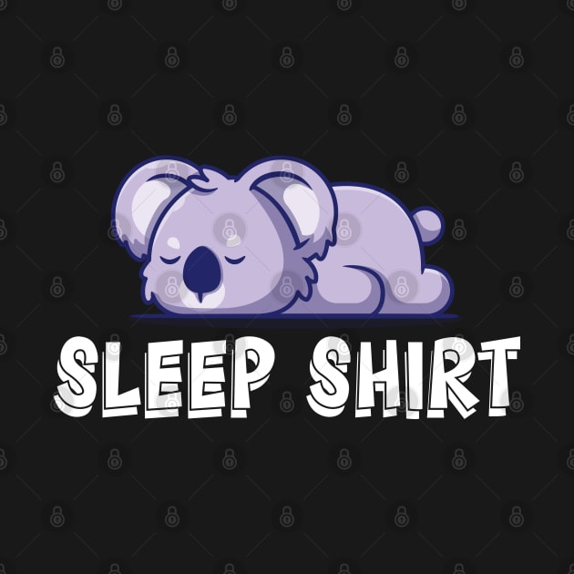 Koala - Sleeping Shirt w by KC Happy Shop