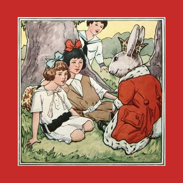 Royal Rabbit Tells Enchanting Stories to the Children by Star Scrunch