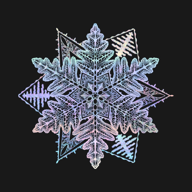 Discover Winter Solstice - Snowflake - T-Shirt