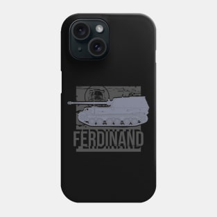 Ferdinand tank destroyer Phone Case