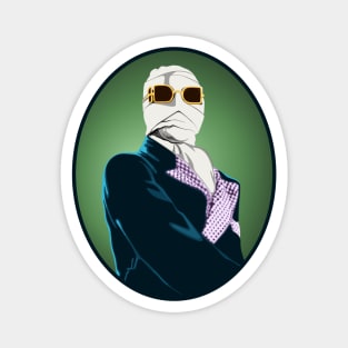 The Invisible Man Portrait Magnet