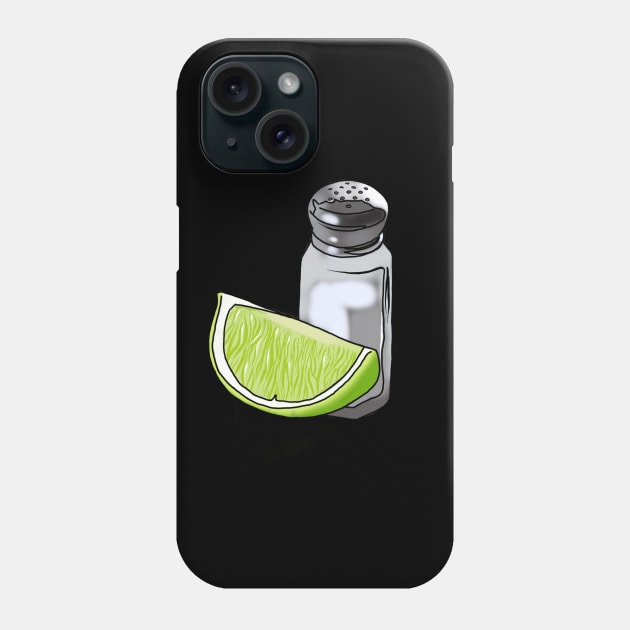 Tequila, Lime & Salt Phone Case by TequilaBlockingbird