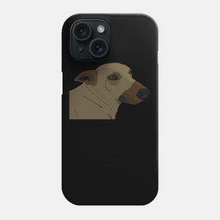 A docile brown dog Phone Case