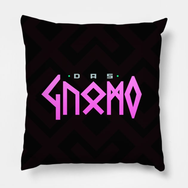 DasGnomo Logo Pillow by DasGnomo