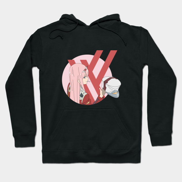 Zero Two From Darling In The Franxx Anime Bluza Z Kapturem Teepublic Pl