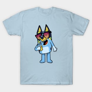 Bluey T Shirt Adult Bluey Shirt Bluey the Dog Tshirt Cartoon Shirt