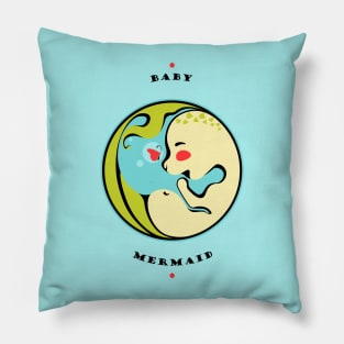 Baby Mermaid Pillow