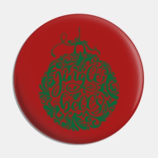 Jingle Bells Green Pin