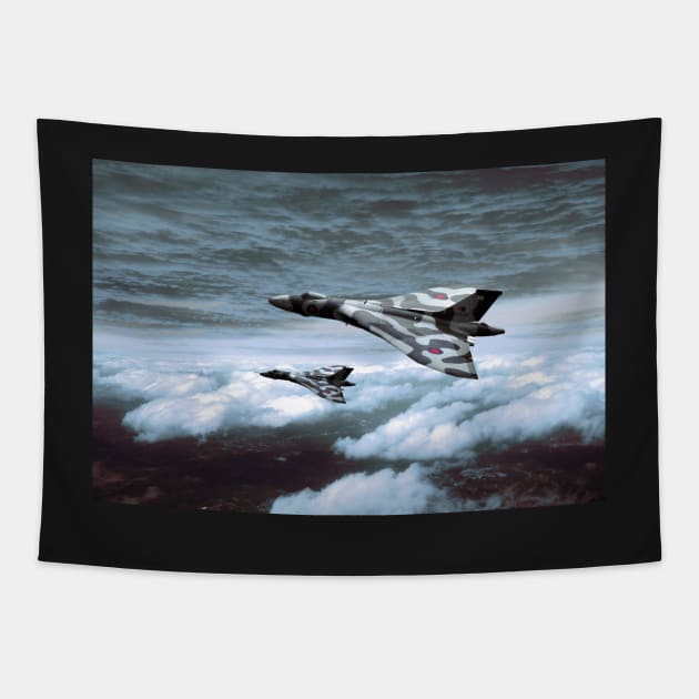 Vulcan Formation - Winter Tapestry by aviationart