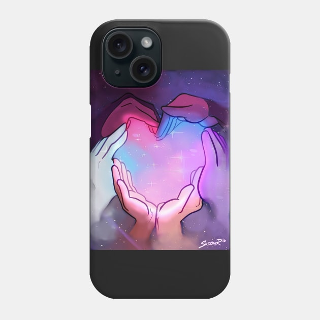 Made of Love Phone Case by Schrebelka