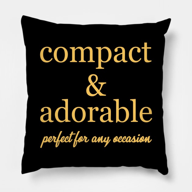 Compact & Adorable Pillow by giovanniiiii