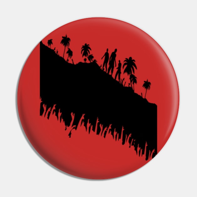 Dead Island Riptide: Zombie Outlines Pin by Gekidami