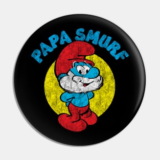 Vintage Papa Smurf Pin
