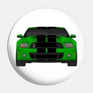 MUSTANG SHELBY GT500 GREEN Pin