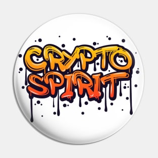 Crypto Spirit Art Pin