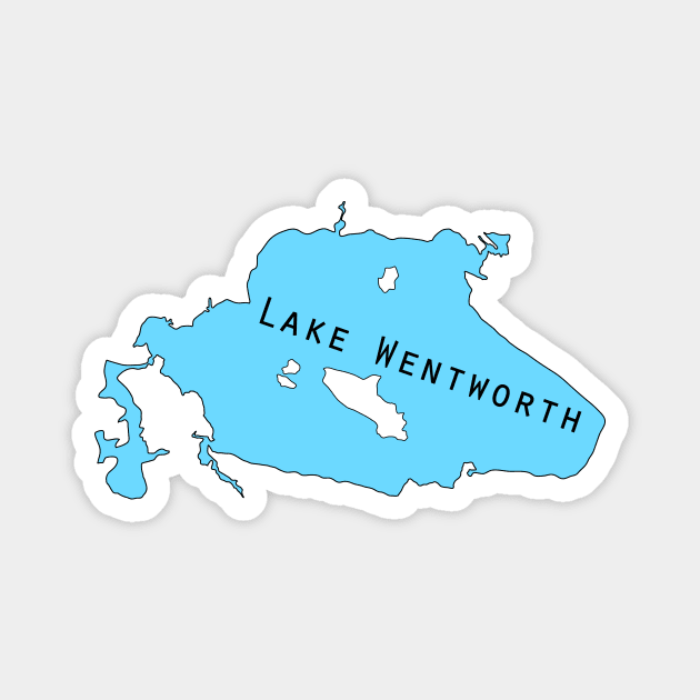 Lake Wentworth, NH Magnet by ACGraphics