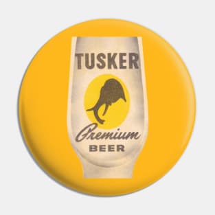 Tusker Premium Beer Retro Defunct Breweriana Pin