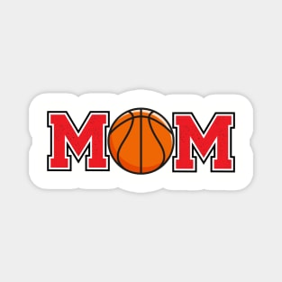 Basketball Mom Red Magnet