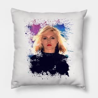 Blondie paint splash Pillow