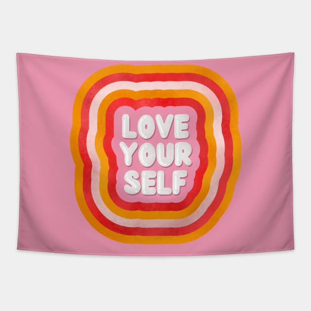 LOVE YOURSELF Tapestry by showmemars