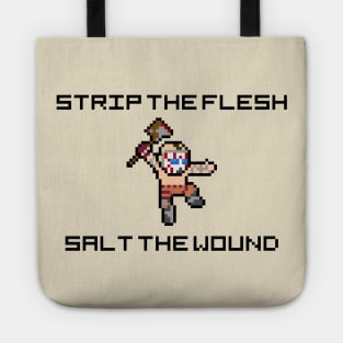 Borderlands Psycho "Strip The Flesh, Salt The Wound" 8-Bit Pixel Art Tote