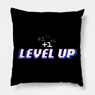 level up tee shirt Pillow