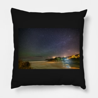 Caswell Bay, Gower at night with airglow Pillow