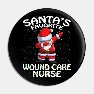 Santas Favorite Wound Care Nurse Christmas Pin