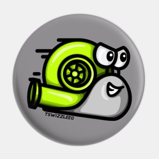 Turbo Snail - Lime Green Pin